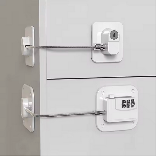 Refrigerator/Cabinet Door Lock (Stick-On, Heavy Duty)